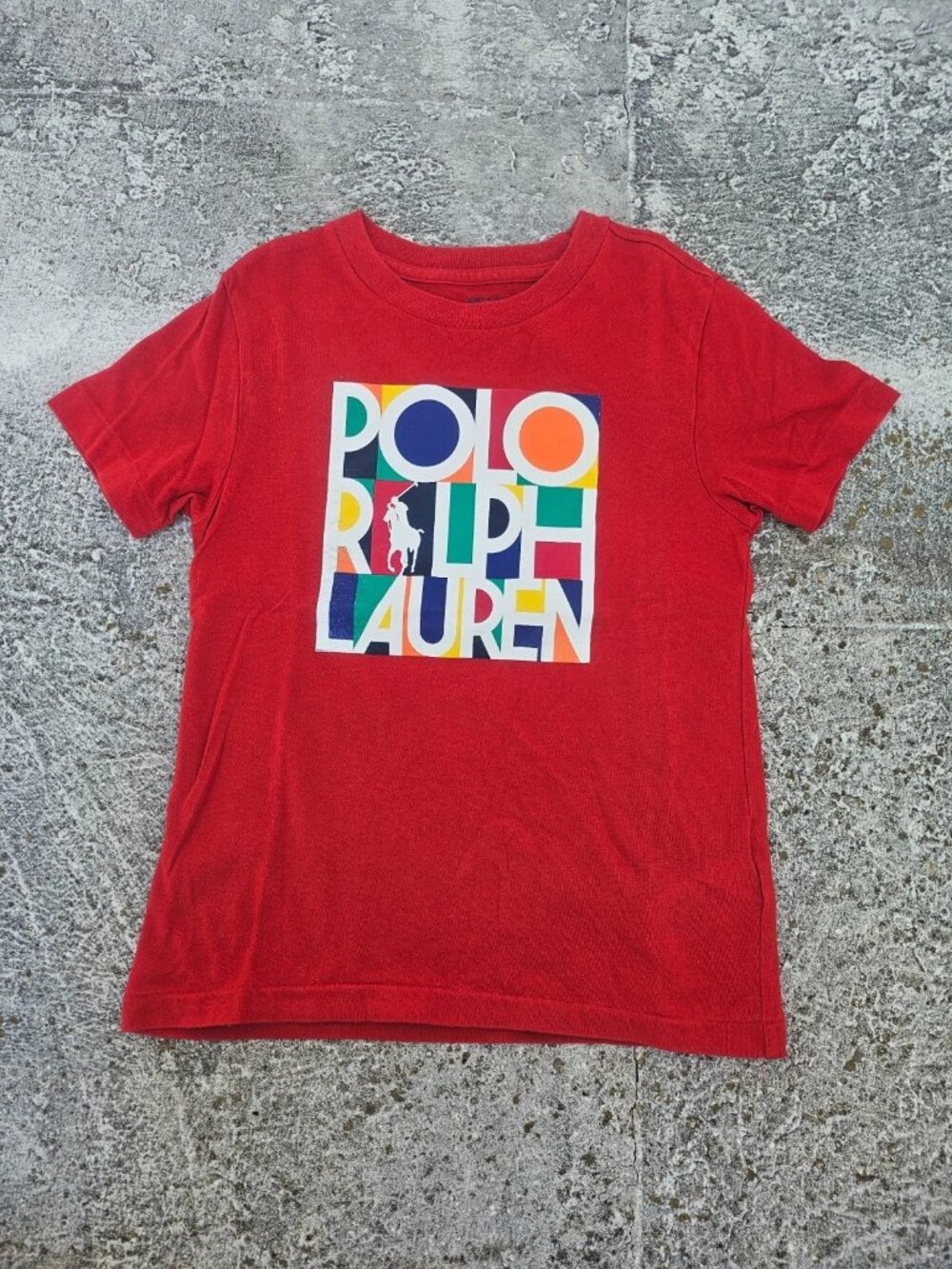 Polo Ralph Lauren Boys Kid Tee Crew Neck Short Sleeve Cotton T Shirt Size 5 115 - Picture 2 of 9